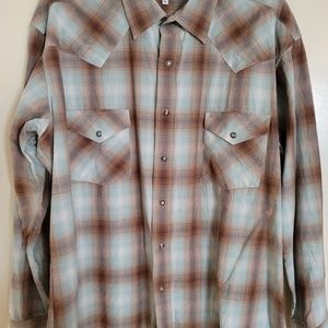 Plaid western shirt